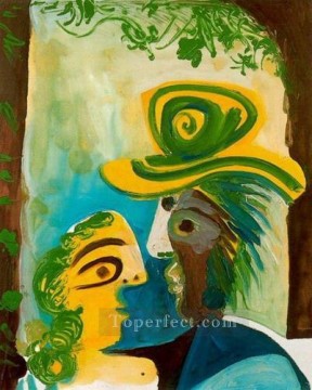 男と女のカップル 1970 キュビズム パブロ・ピカソ Oil Paintings